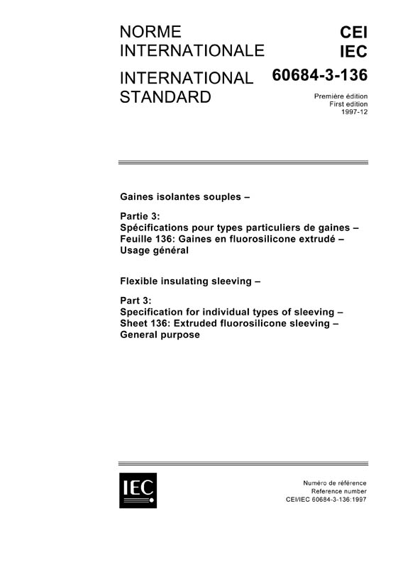Cover IEC 60684-3-136:1997